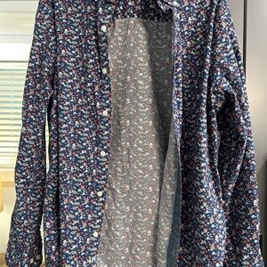 Hawker Rye Casual Blue Button Down Shirt with Classic Style